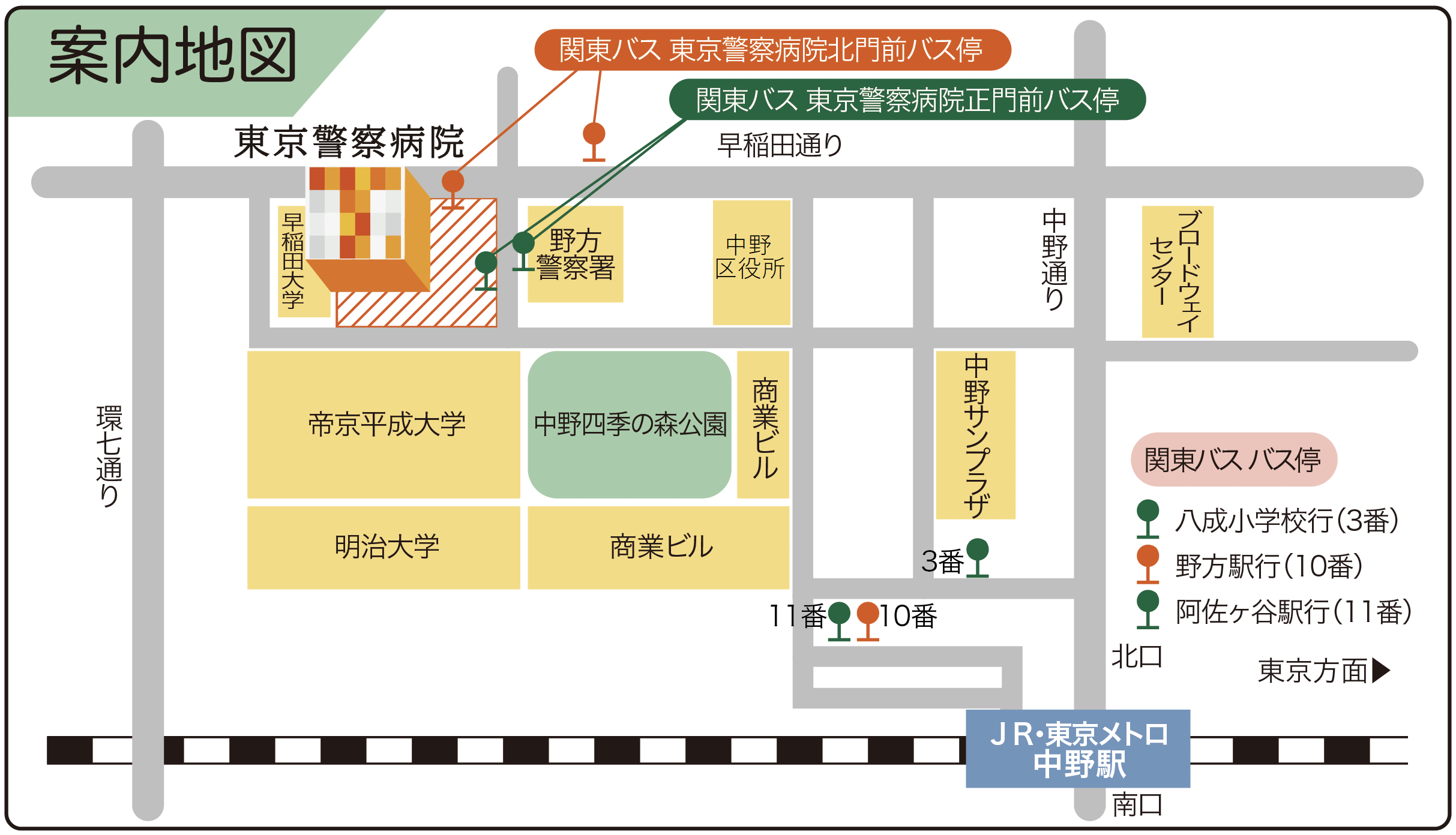 東京警察病院交通アクセス